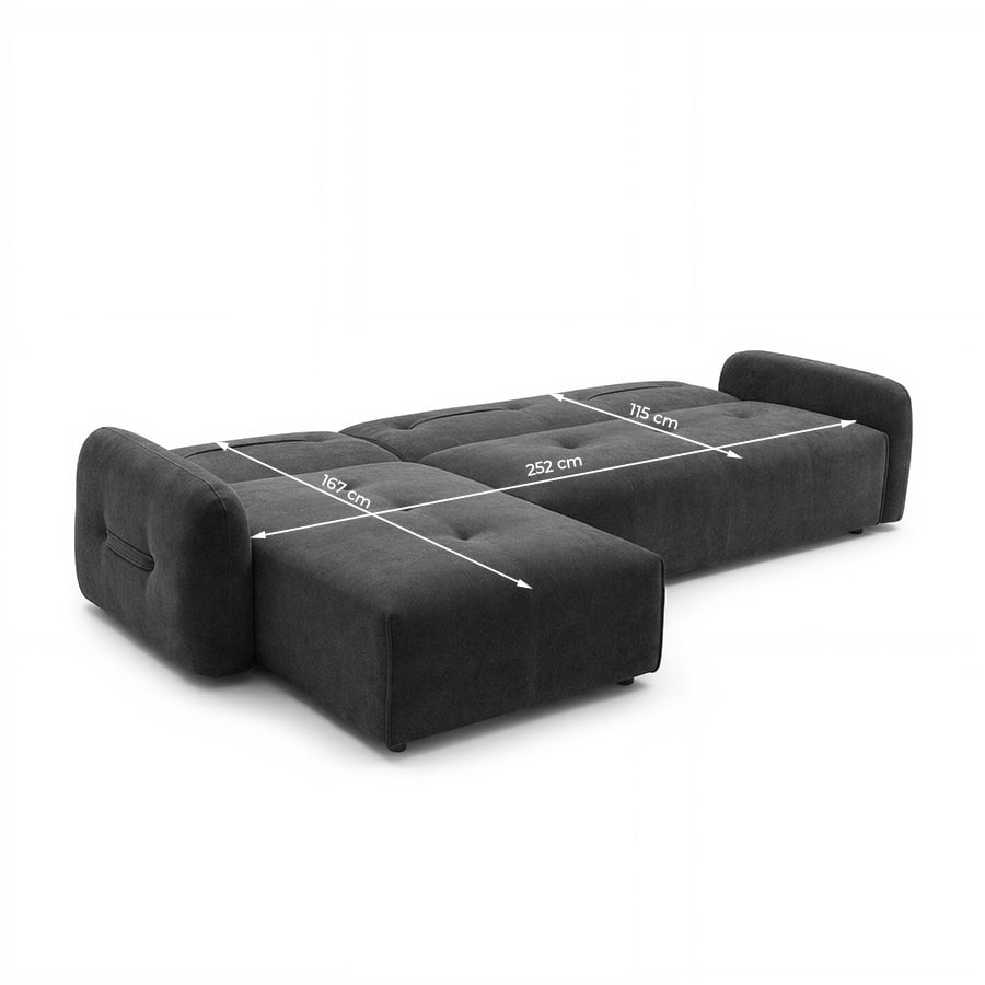 Brooke dark grey wymiary - 6