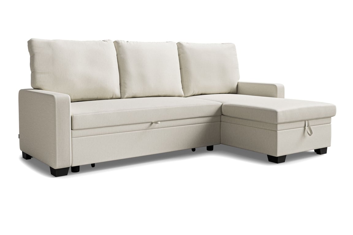 DAKO SUSANNE Corner Sofa Bed with Storage – Universal Side 2 Colour Options