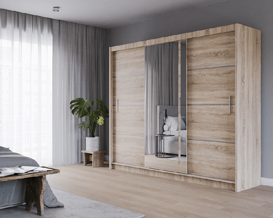 VISTA 250cm Slidng Door Wardrob - 1