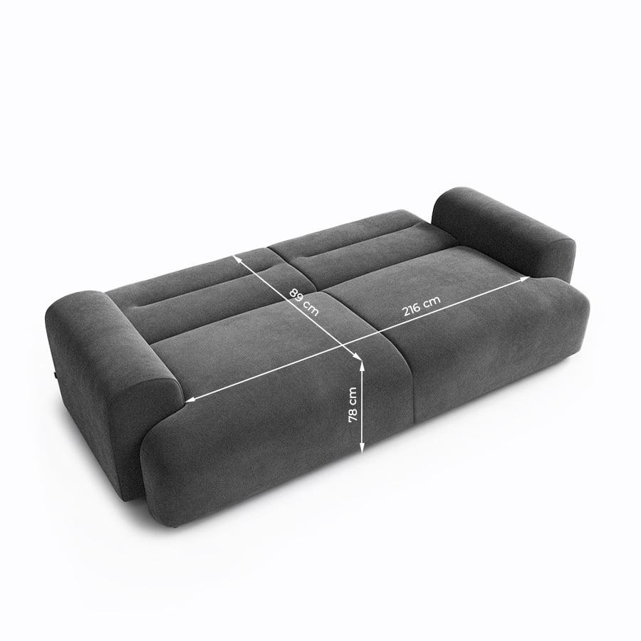 Camila Dark Grey Dimensions - 6