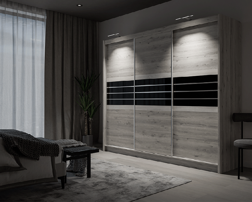 TURYN 250cm Sliding Door Wardro - 2