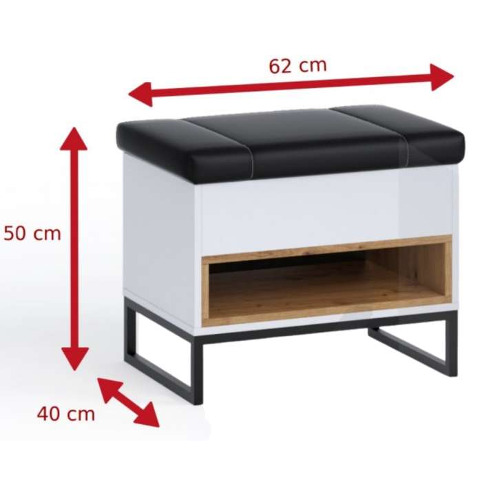 Hallway Furniture OLIVER 6 Whit - 3