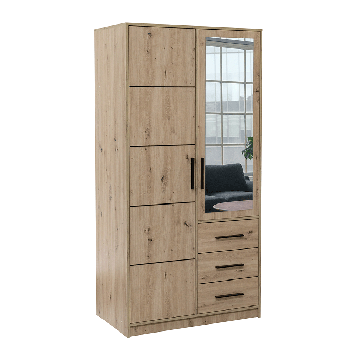 Wardrobe KOS D2 Oak Artisan + M - 2