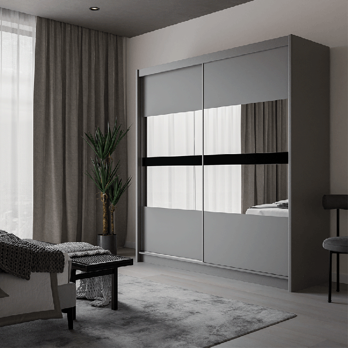 BATUMI 203cm Sliding Door Wardr - 1