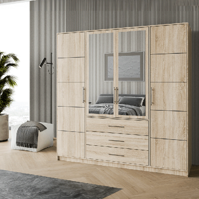 Wardrobe BALI D4 Oak Sonoma - 1