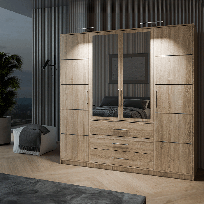 Wardrobe BALI D4 Oak Sonoma - 2