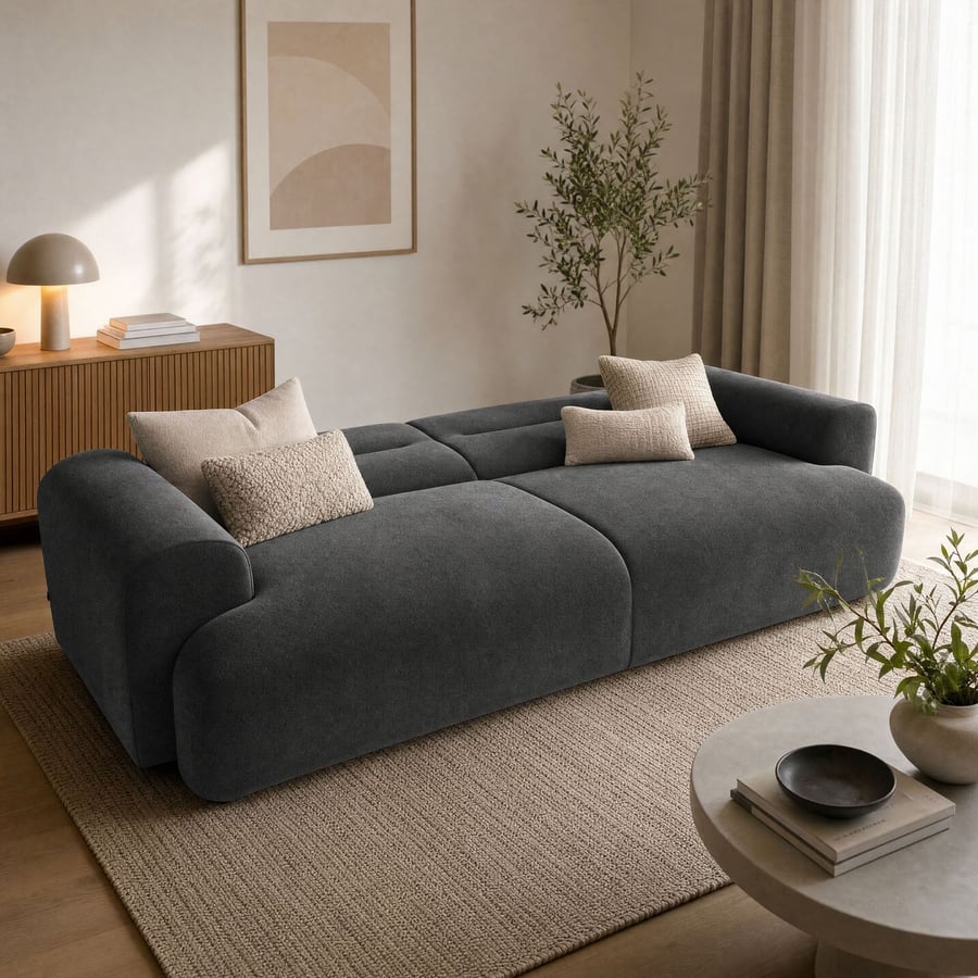 Sofa Bed CAMILA - Dark Grey - Z - 9