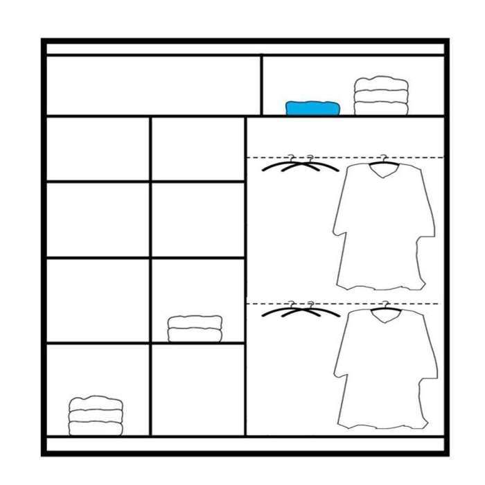 Sliding Door Wardrobe SALWADOR - 4