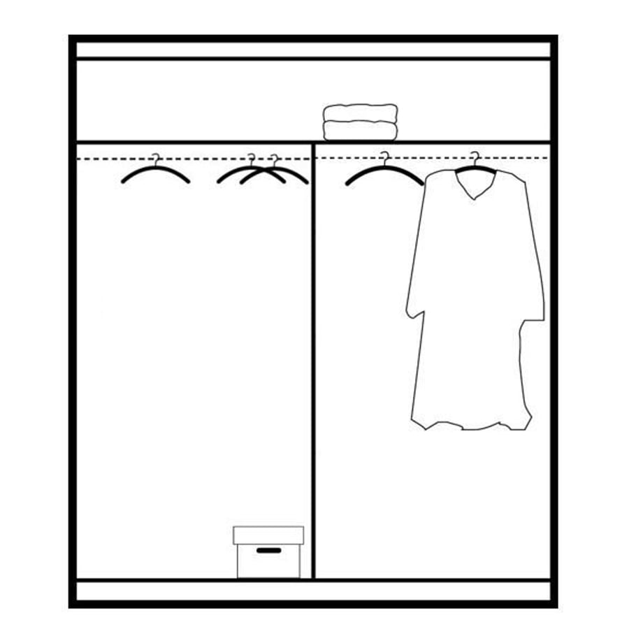 VISTA 180cm Sliding Door Wardro - 5