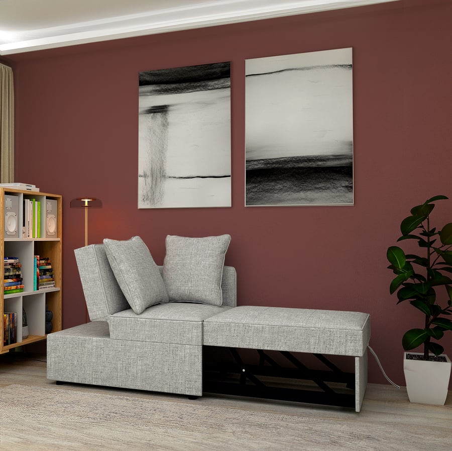 Lelani Sofa Bed Grey - 2