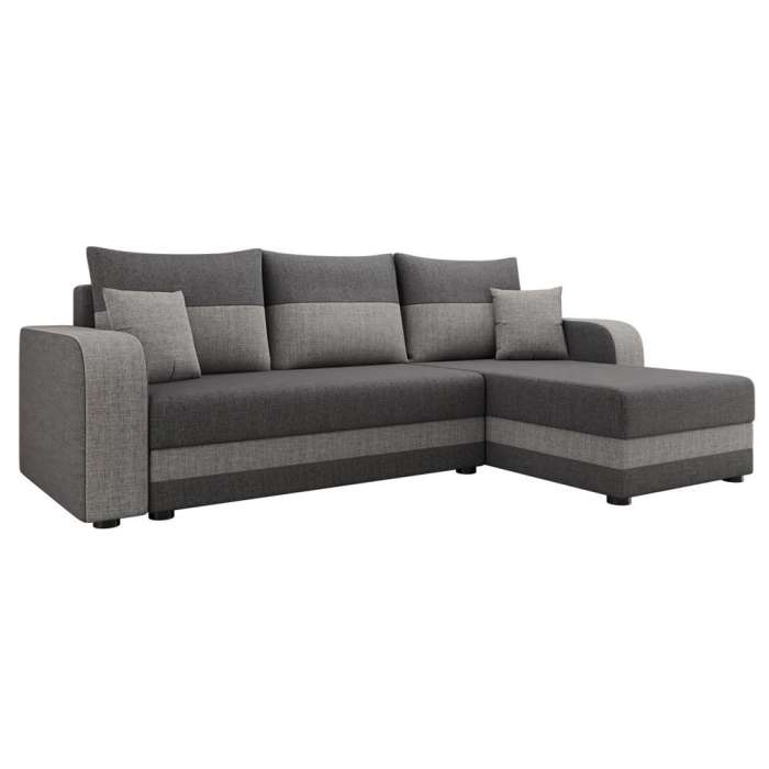 DAKO universal corner sofa bed HAMLET BIS, couch with storage, 2 colours - Picture 22 of 23