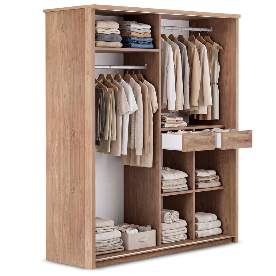Sliding Wardrobe Oakridge DF-CF - 4