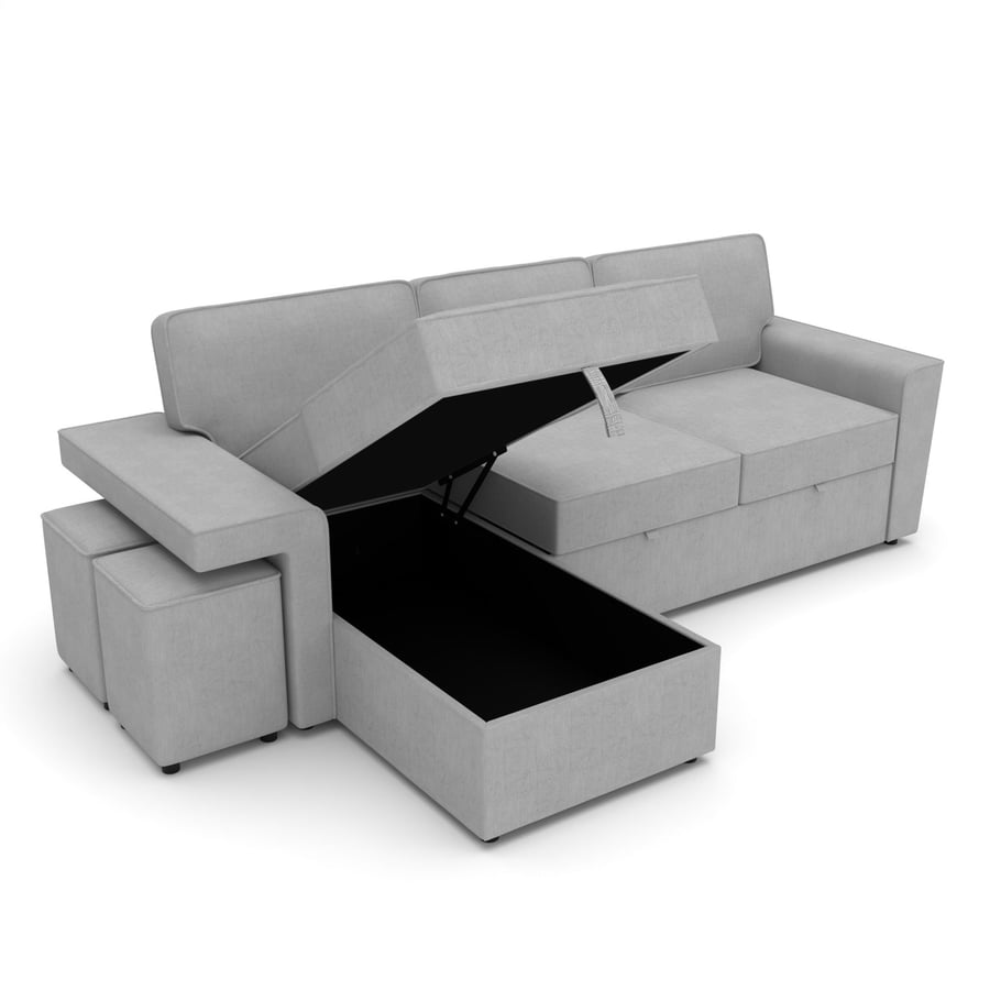 Corner Sofa EVERLY Grey - NOWE - 3