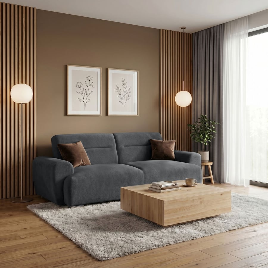 Sofa bed Camila Grey new - 1