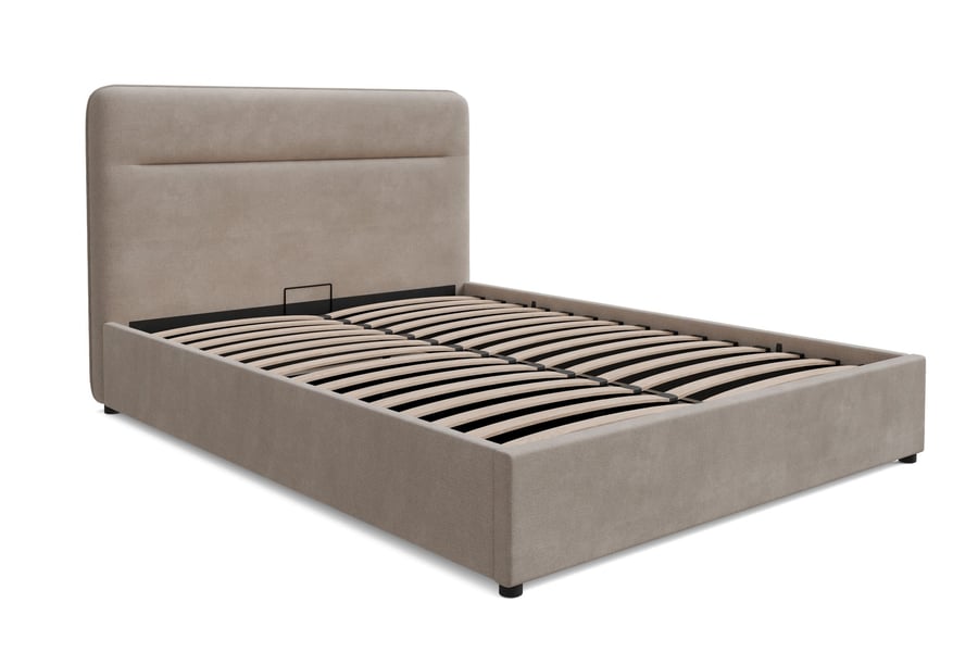 Upholstered bed EVERETT Beige K - 3