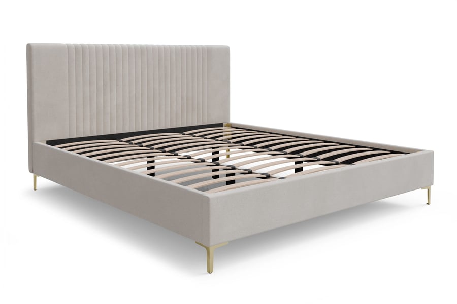Upholstery Bed LIAM Light Beige - 3