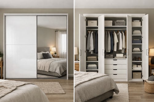 Sliding vs hinged wardrobes – which one is better?