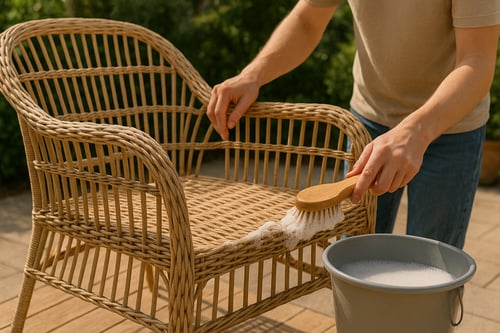 How to clean rattan furniture without ruining the natural look
