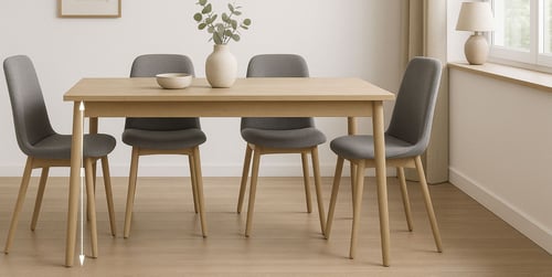 Dining table height explained: UK standards