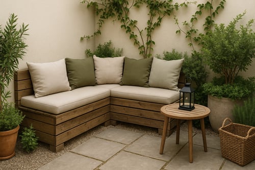Small corner garden seating ideas - stylish and space-saving ways to relax outdoors