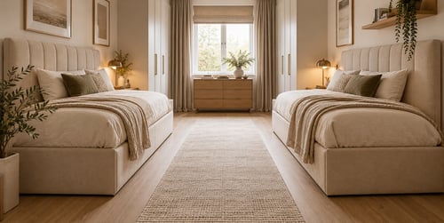 How to Arrange a Bedroom with Two Beds: Layout Ideas