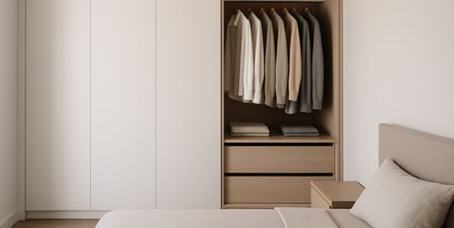 Built-in wardrobe ideas for small bedrooms & modern homes