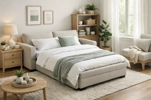Best sofa beds for guest rooms - comfort + space saving