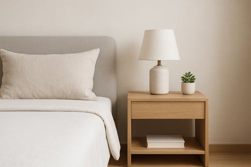 How high should a bedside table be? Your guide to ideal height