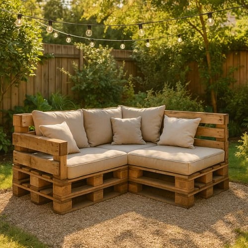 Pallet Garden Furniture Ideas for a Cozy Outdoor Corner