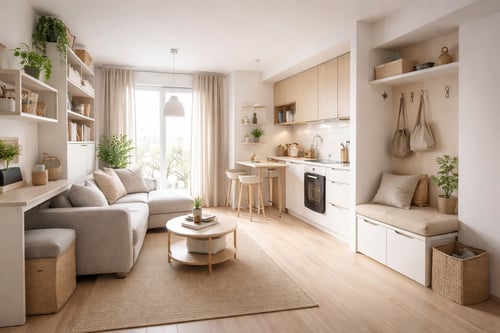 Small flat ideas: practical solutions for compact living