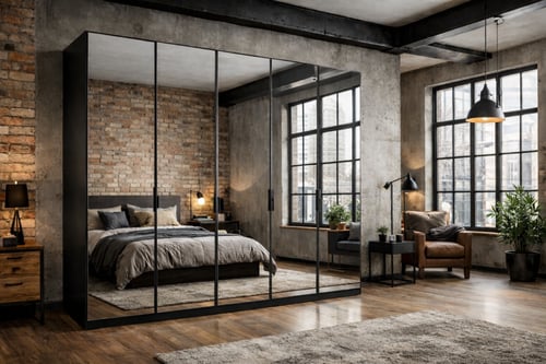 Mirrored wardrobes: do they really make your room look bigger?