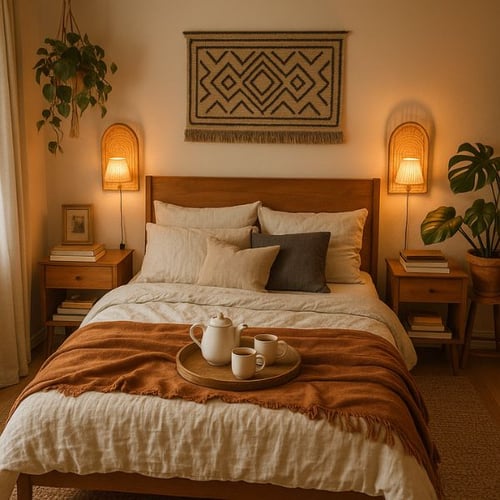 Cozy rustic bedroom ideas for couples