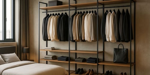 Open wardrobe ideas: smart storage for stylish bedrooms