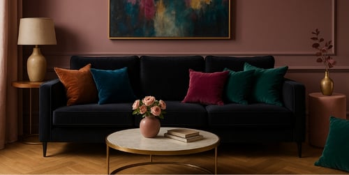 What colours go with a black sofa? Styling tips for 2026