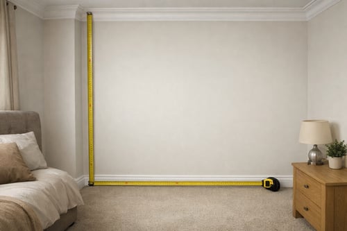 How to measure your room for a wardrobe (simple UK guide)