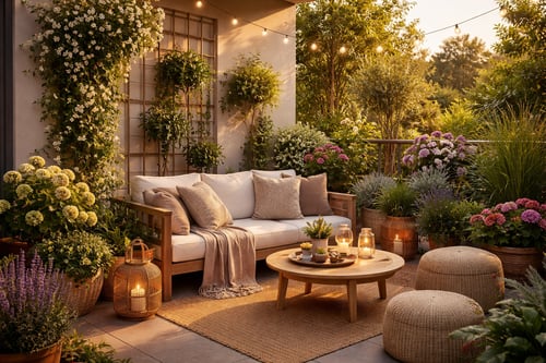 Ideas for terrace garden: how to design a cosy outdoor area
