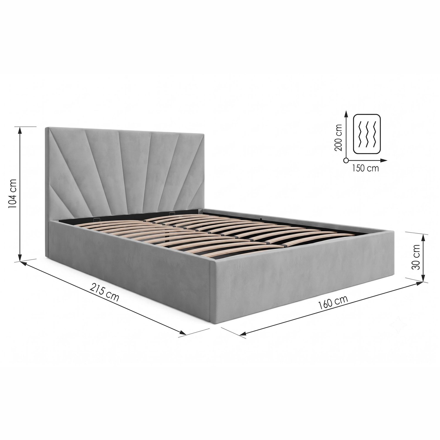 Dylan King Size Grey new - 3