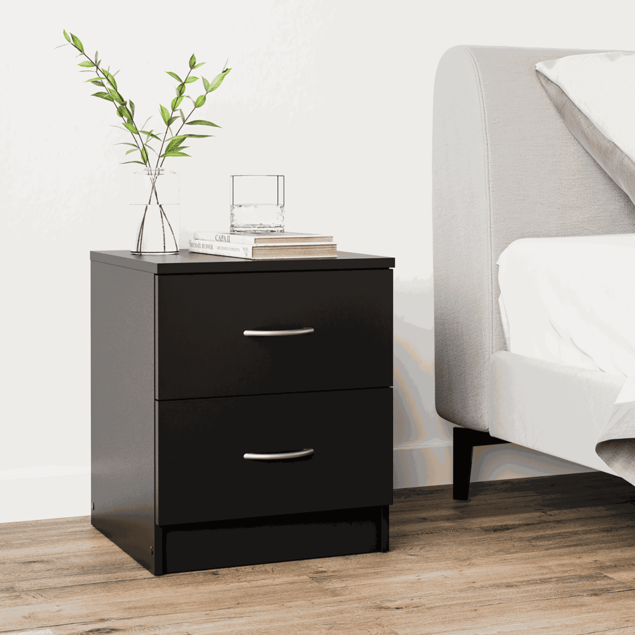 Bedside Table ESSENTIAL 2D Blac - 1