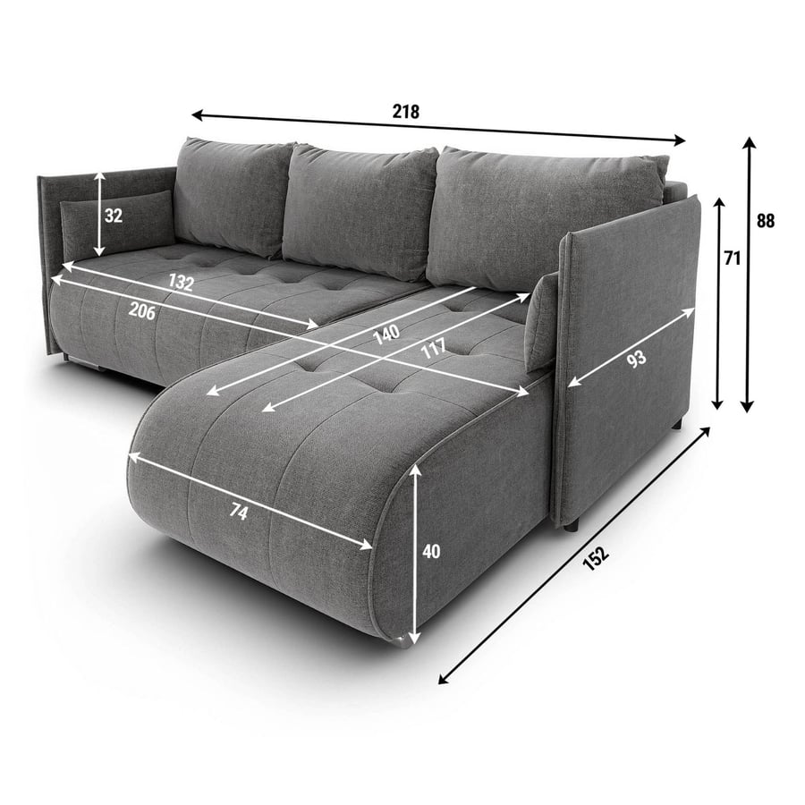 Corner Sofa Bed NESSA DF-026CSB - 5