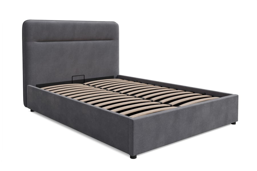 Upoholstered bed EVERETT Grey D - 3