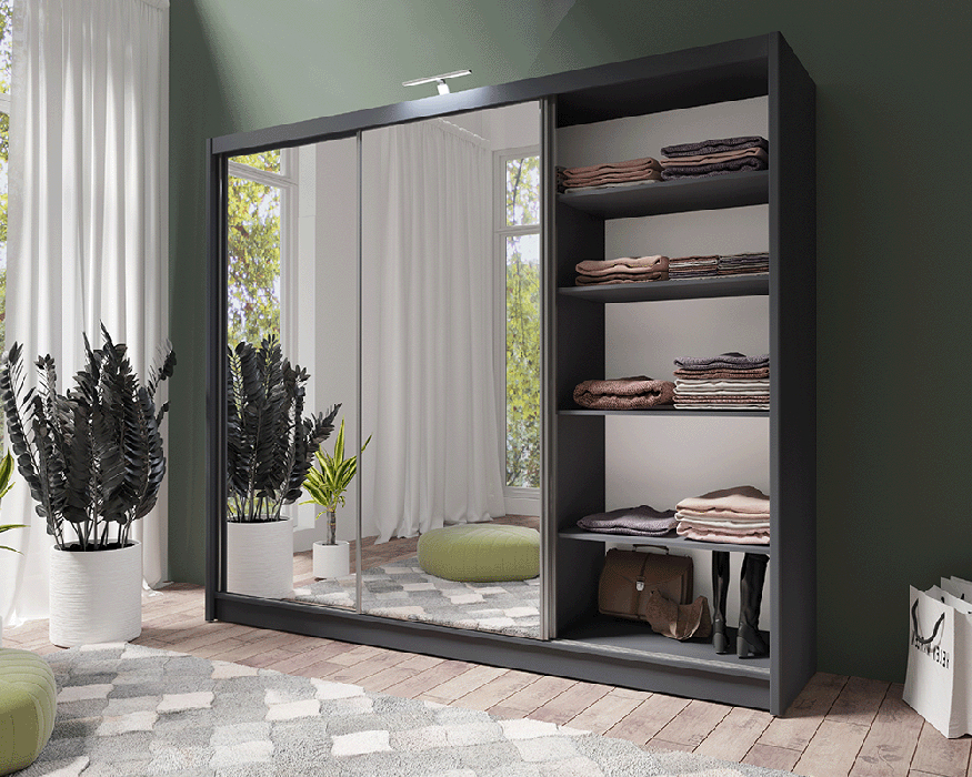 PARIS LUX 250cm Sliding Door Wa - 3