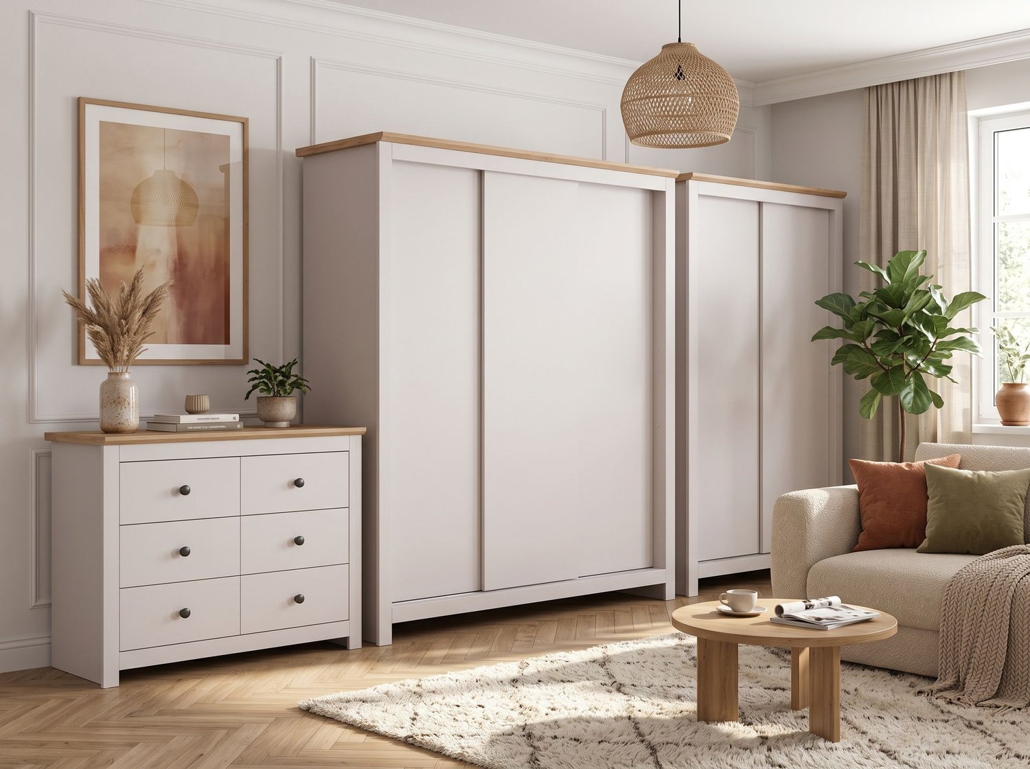 Bedroom Set MILFORD Classic Trio Cashmere