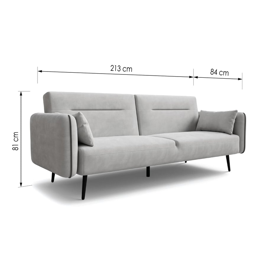 Sofa Bed YASMINE dimensions - 3
