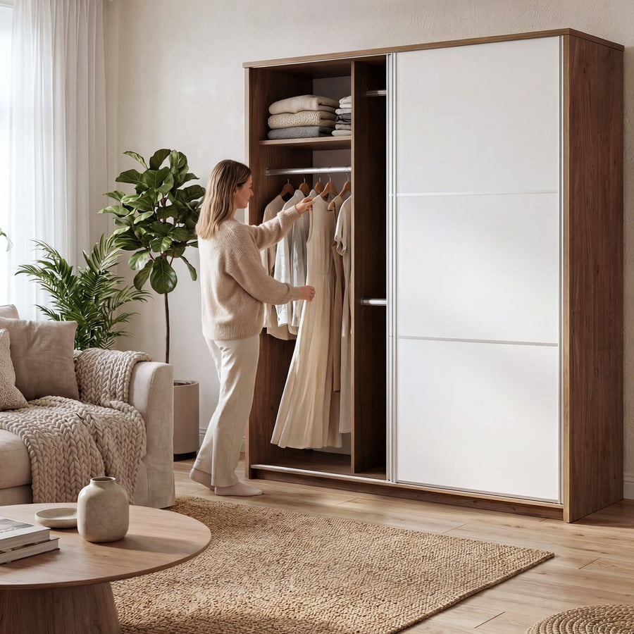 Sliding Wardrobe Oakridge DF-CF - 2