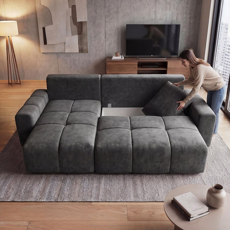 Lainey DF-027CSB - Charcoal Gre - 4