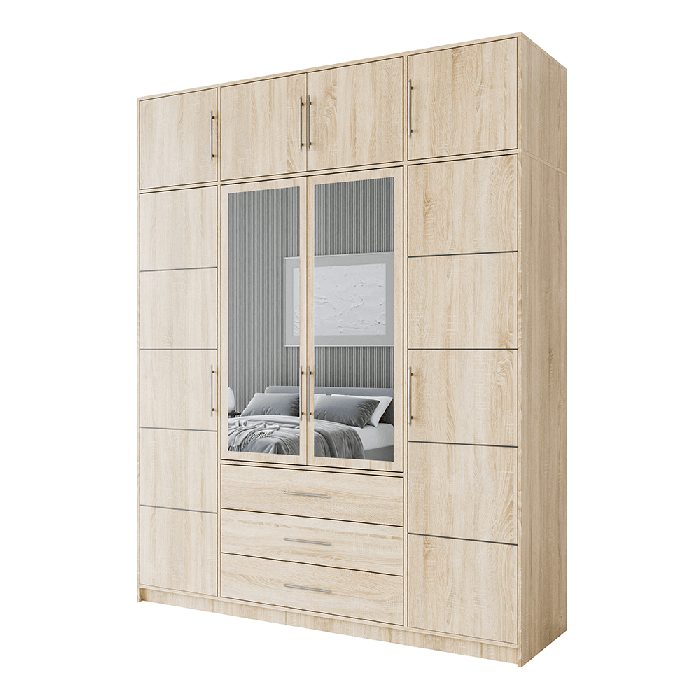 Wardrobe BALI D4 Oak Sonoma - 8