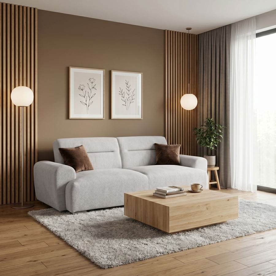 Sofa bed Camila Light Grey new - 1