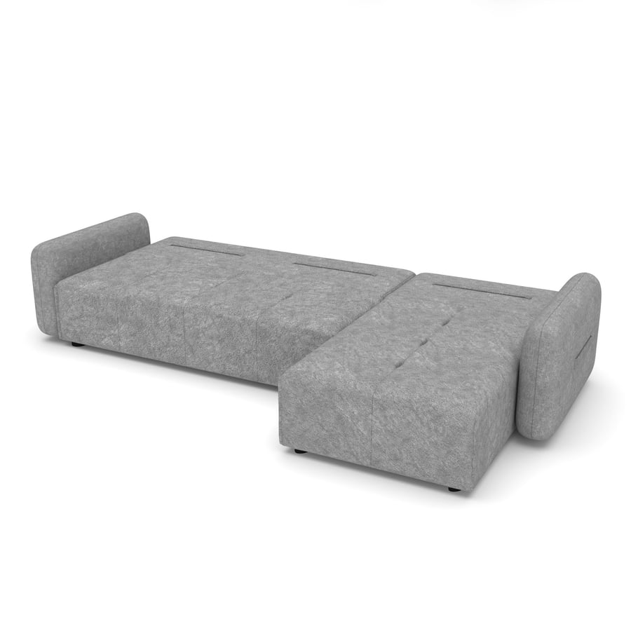 Corner sofa bed BROOKE grey 4 - 5