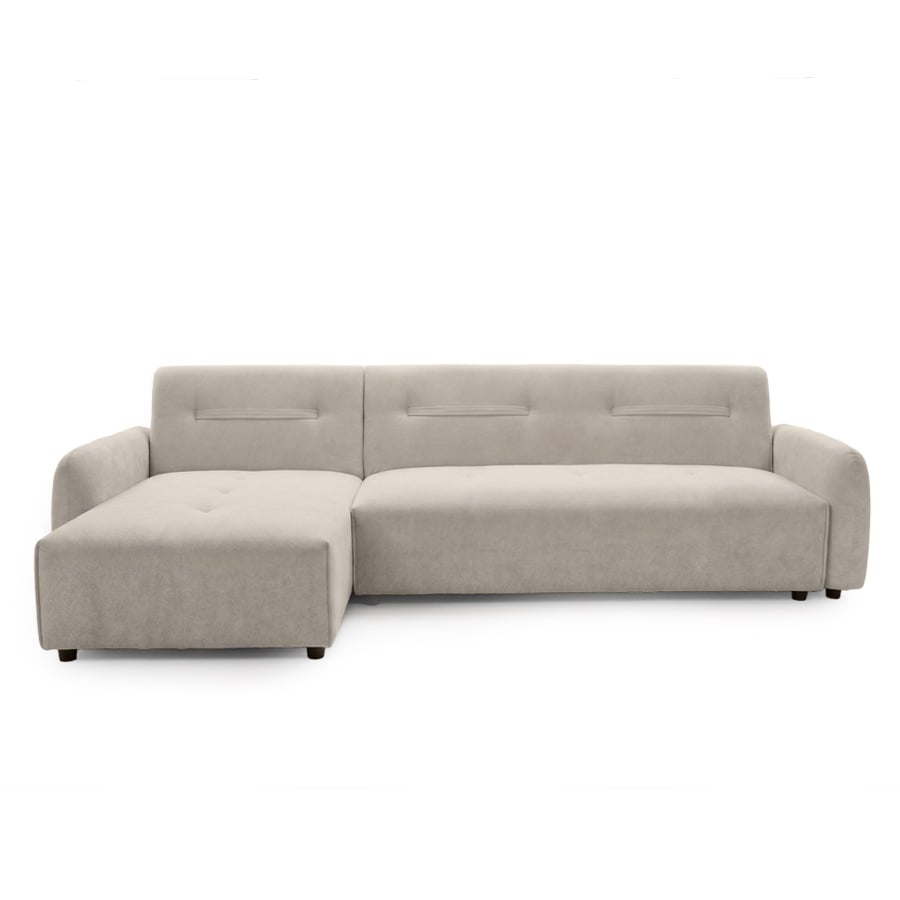 Corner Sofa Bed Brooke Beige ne - 3