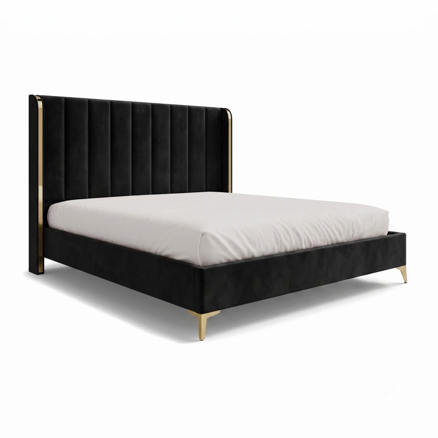 William bed super king size bla - 5